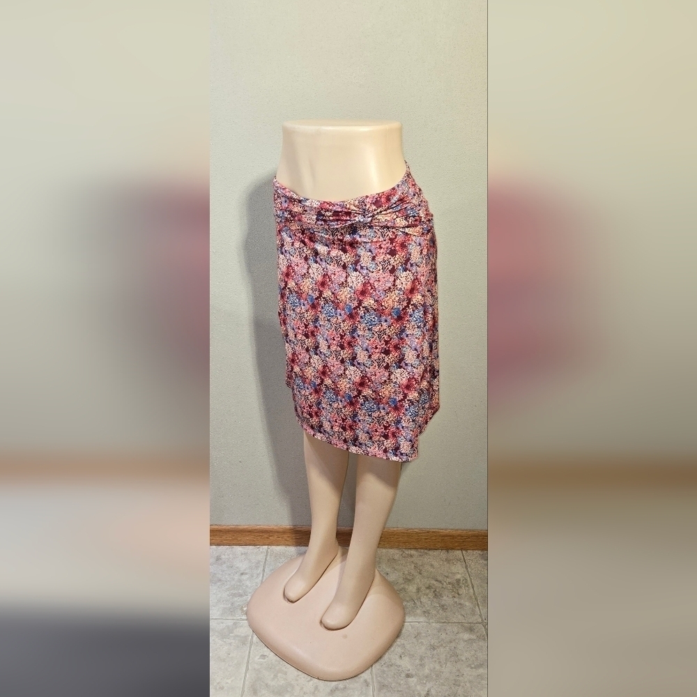 Patagonia Womens Seabrook A Line Skirt Furnai Floral Petra Pink Size Small